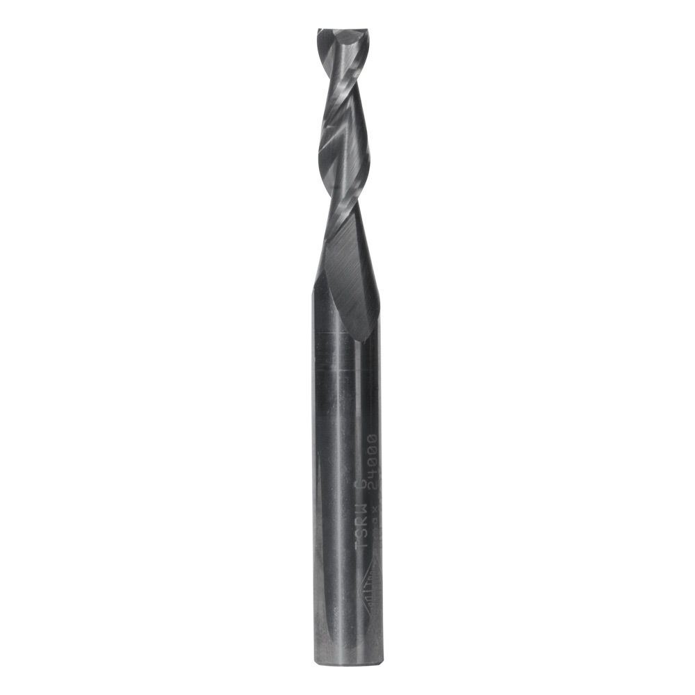 2 Flute Finishing Spiral Bit Up Cut Solid Carbide Carbitool